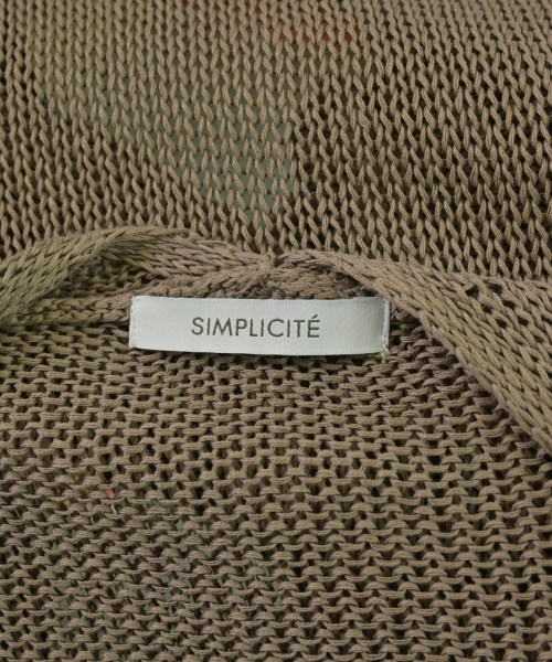 Simplicite（シンプリシテ）カーディガン ベージュ サイズ:F レディース/2200677016115