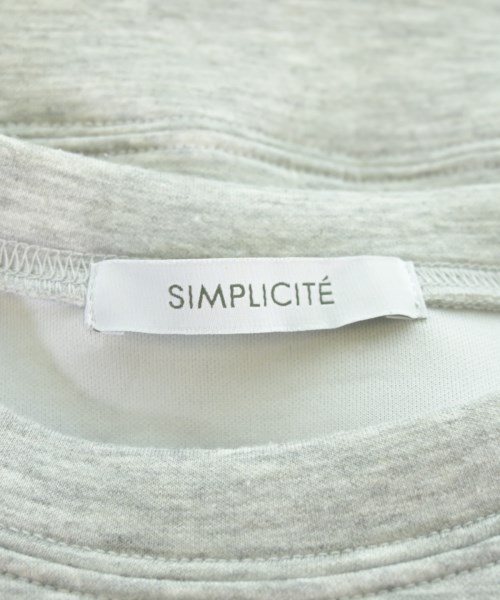 Simplicite（シンプリシテ）スウェット グレー サイズ:F レディース/2200681764248