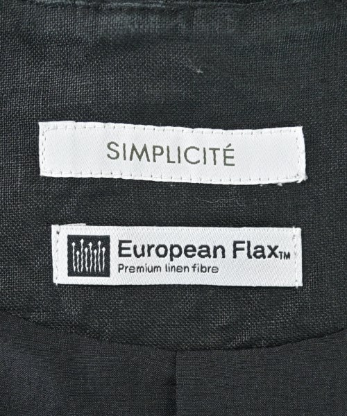 Simplicite（シンプリシテ）ベスト 黒 サイズ:-(XL位) レディース/2200689594076