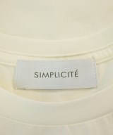 Simplicite（シンプリシテ）Tシャツ・カットソー 白 サイズ:F レディース/2200689962141