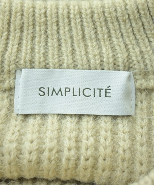 Simplicite（シンプリシテ）ニット・セーター ベージュ サイズ:F レディース/2200692159057