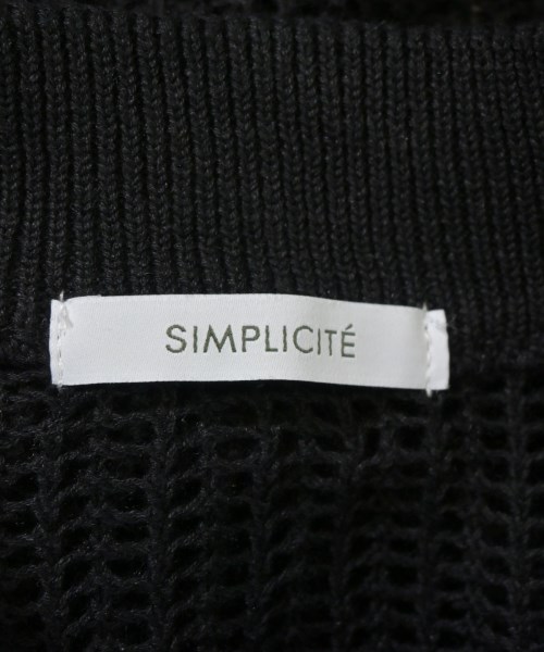 Simplicite（シンプリシテ）カーディガン 黒 サイズ:F レディース/2200690200096