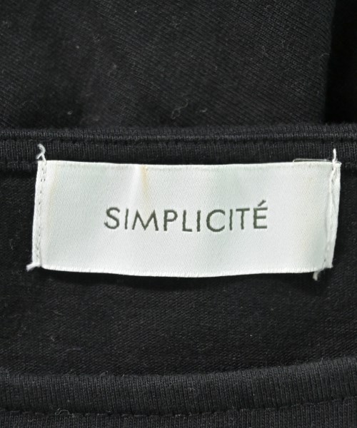 Simplicite（シンプリシテ）Tシャツ・カットソー 黒 サイズ:-(L位) レディース/2200691154190