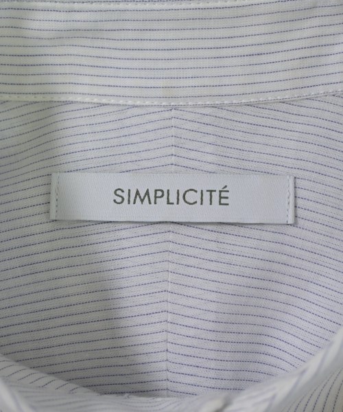Simplicite（シンプリシテ）カジュアルシャツ 白 サイズ:F レディース/2200690866131
