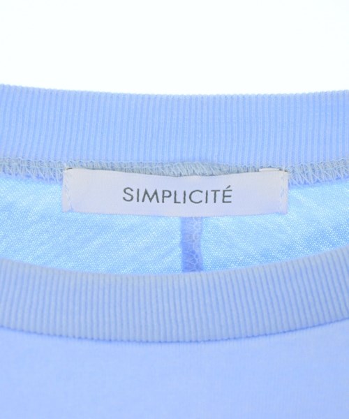 Simplicite（シンプリシテ）Tシャツ・カットソー 青 サイズ:F レディース/2200691359038