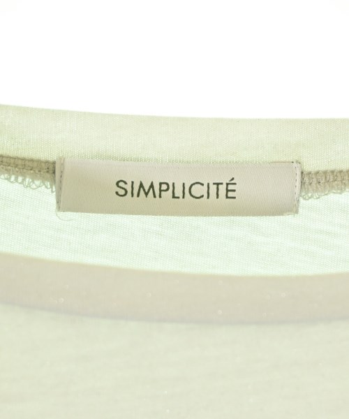 Simplicite（シンプリシテ）Tシャツ・カットソー グレー サイズ:-(L位) レディース/2200691359045