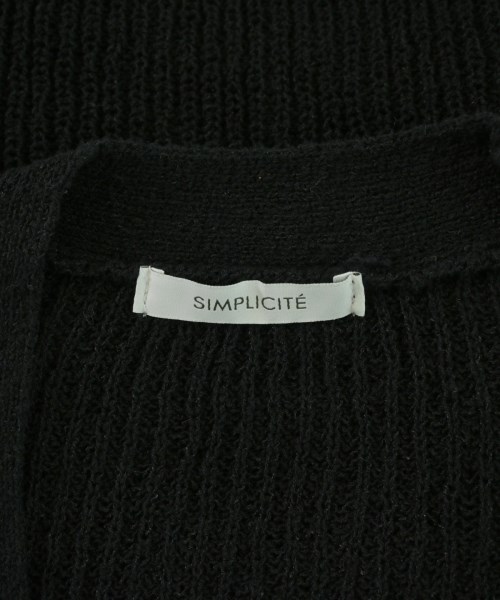 Simplicite（シンプリシテ）ベスト/ノースリーブ 黒 サイズ:-(XL位) レディース/2200689599019