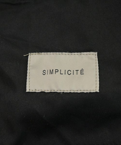 Simplicite（シンプリシテ）デニムパンツ 黒 サイズ:31(XL位) レディース/2200689908156