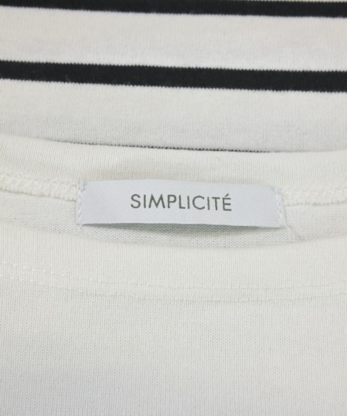 Simplicite（シンプリシテ）Tシャツ・カットソー 白 サイズ:-(M位) レディース/2200696932038
