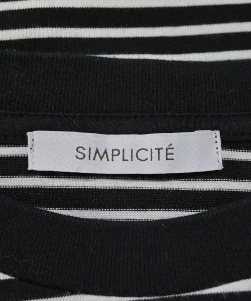 Simplicite（シンプリシテ）Tシャツ・カットソー 黒 サイズ:F レディース/2200697332028