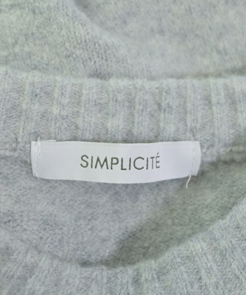 Simplicite（シンプリシテ）ニット・セーター グレー サイズ:-(M位) レディース/2200690679106