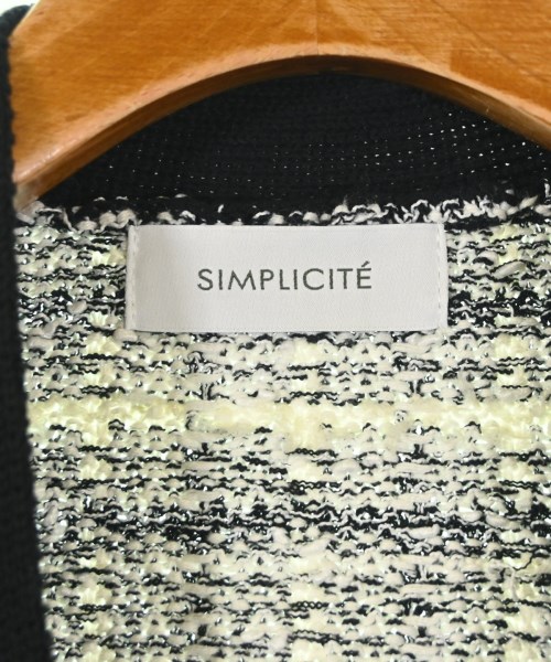 Simplicite（シンプリシテ）カーディガン 黒 サイズ:F レディース/2200688989040