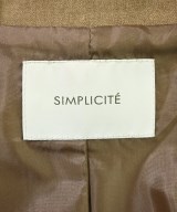 Simplicite（シンプリシテ）テーラードジャケット 茶 サイズ:F レディース/2200698961036