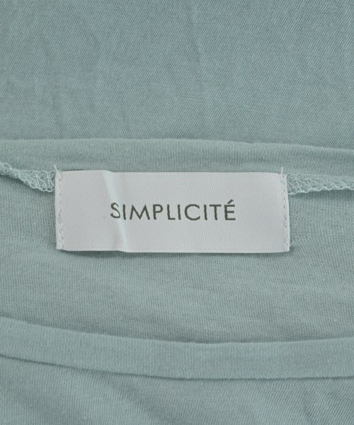 Simplicite（シンプリシテ）Tシャツ・カットソー 青 サイズ:F レディース/2200694016228