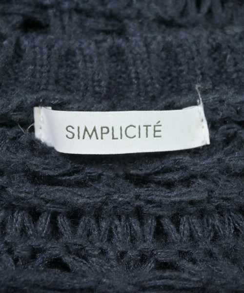 Simplicite（シンプリシテ）ニット・セーター 紺 サイズ:F レディース/2200694382019