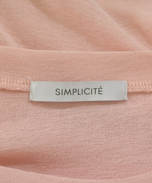 Simplicite（シンプリシテ）Tシャツ・カットソー ピンク サイズ:F レディース/2200696146084