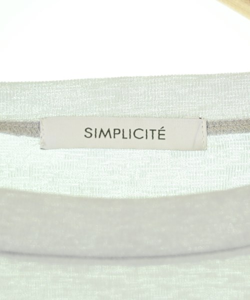 Simplicite（シンプリシテ）Tシャツ・カットソー グレー サイズ:F レディース/2200696146091