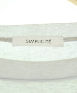 Simplicite（シンプリシテ）Tシャツ・カットソー グレー サイズ:F レディース/2200696146091