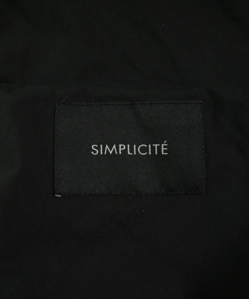 Simplicite（シンプリシテ）ダウンジャケット/ダウンベスト 黒 サイズ:F レディース/2200695293024