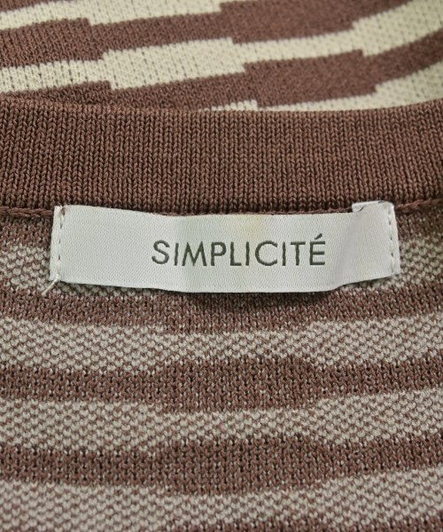 Simplicite（シンプリシテ）ベスト 茶 サイズ:F レディース/2200695367442