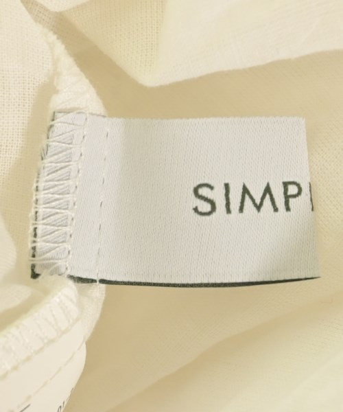 Simplicite（シンプリシテ）ブラウス 白 サイズ:F レディース/2200697658050