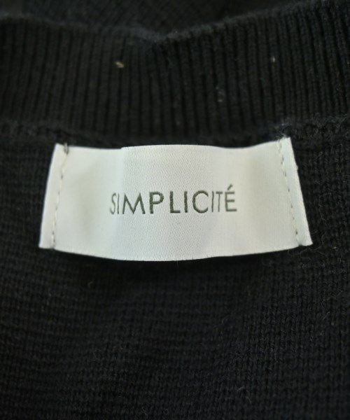 Simplicite（シンプリシテ）カーディガン 黒 サイズ:F レディース/2200648598046