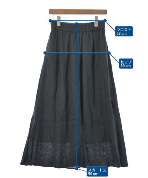 Simplicite（シンプリシテ）ロング・マキシ丈スカート 黒 サイズ:-(M位) レディース/2200649424153