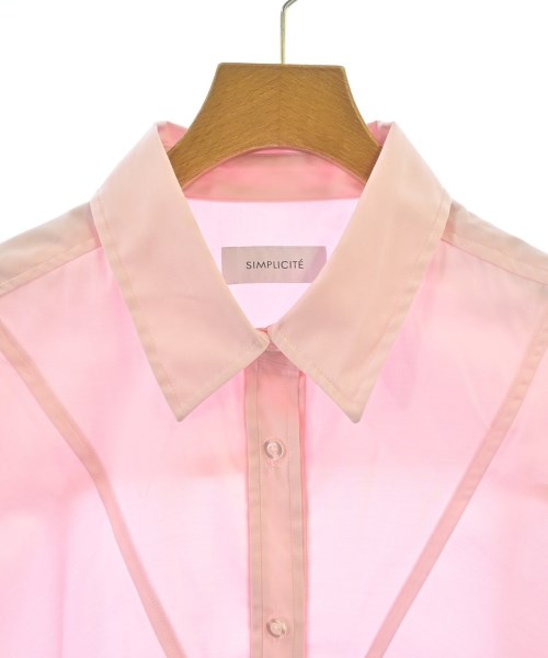 Simplicite（シンプリシテ）カジュアルシャツ ピンク サイズ:F レディース/2200647017074