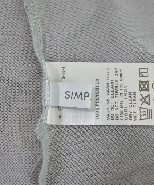 Simplicite（シンプリシテ）Tシャツ・カットソー グレー サイズ:F レディース/2200649057337