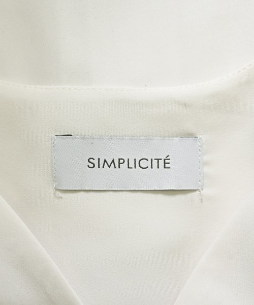 Simplicite（シンプリシテ）ブラウス 白 サイズ:F レディース/2200650928039