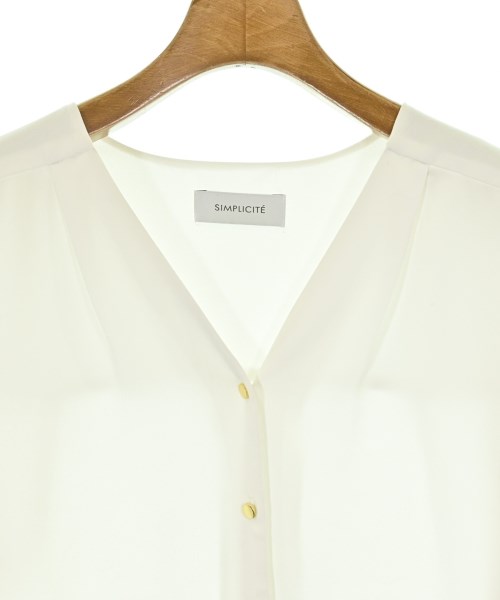 Simplicite（シンプリシテ）ブラウス 白 サイズ:F レディース/2200650928039