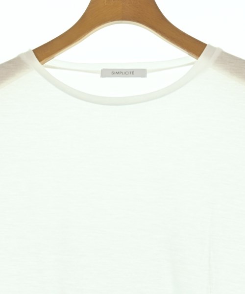 Simplicite（シンプリシテ）Tシャツ・カットソー 白 サイズ:F レディース/2200656468164