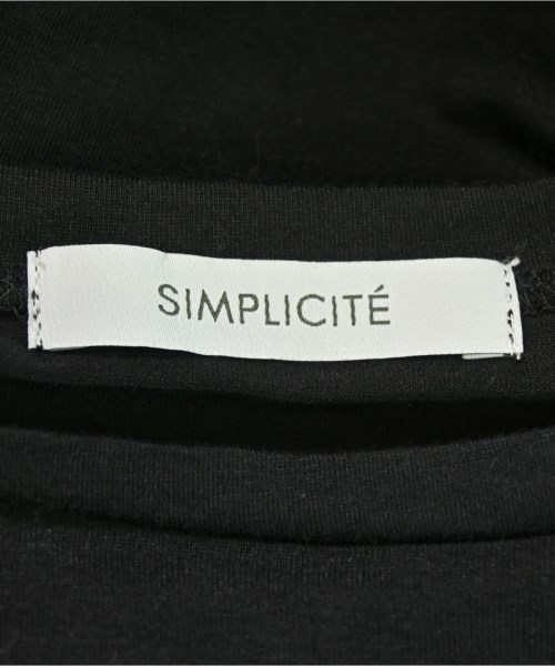 Simplicite（シンプリシテ）Tシャツ・カットソー 黒 サイズ:-(M位) レディース/2200656468171