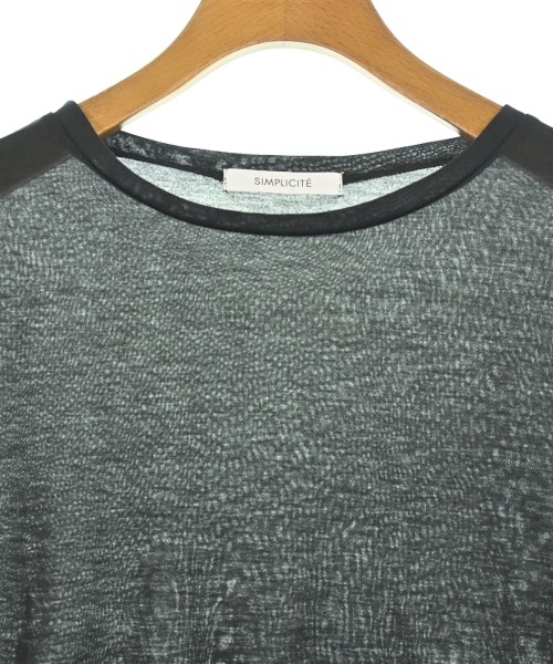 Simplicite（シンプリシテ）Tシャツ・カットソー 黒 サイズ:-(M位) レディース/2200656468171