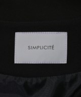 Simplicite（シンプリシテ）ノーカラージャケット 黒 サイズ:F レディース/2200650420038