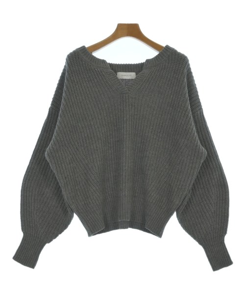 Simplicite(シンプリシテ)ニット・セーター グレー サイズ:F/2200648990031
