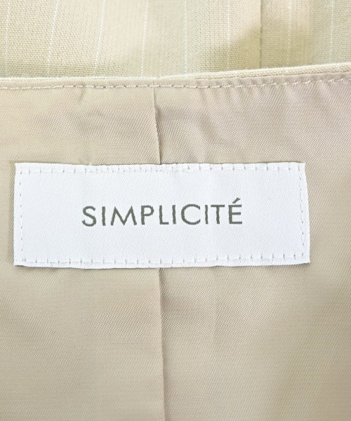 Simplicite（シンプリシテ）ベスト ベージュ サイズ:F レディース/2200652390087