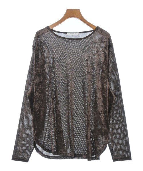 Simplicite(シンプリシテ)ブラウス 茶 サイズ:F/2200652982039