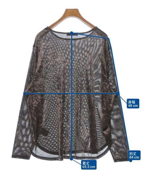 Simplicite（シンプリシテ）ブラウス 茶 サイズ:F レディース/2200652982039