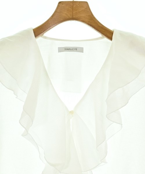 Simplicite（シンプリシテ）ブラウス 白 サイズ:F レディース/2200650368071