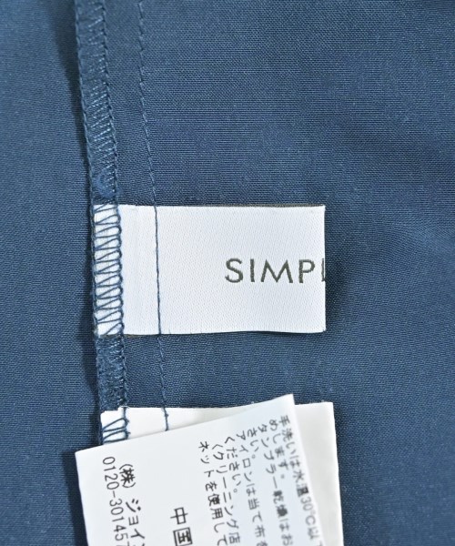 Simplicite（シンプリシテ）ブラウス 青 サイズ:F レディース/2200650589025