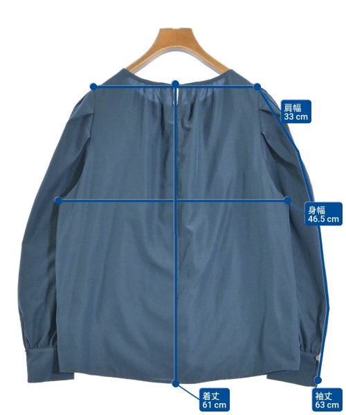 Simplicite（シンプリシテ）ブラウス 青 サイズ:F レディース/2200650589025