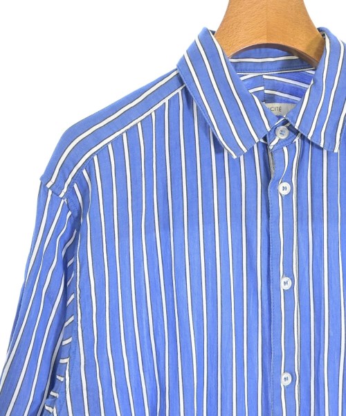 Simplicite（シンプリシテ）シャツワンピース 青 サイズ:F レディース/2200651611145