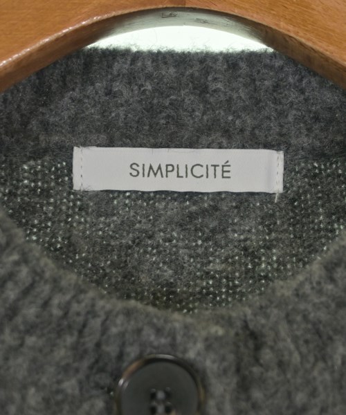 Simplicite（シンプリシテ）カーディガン グレー サイズ:F レディース/2200644161015
