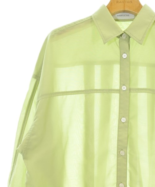 Simplicite（シンプリシテ）カジュアルシャツ 緑 サイズ:F レディース/2200654530030