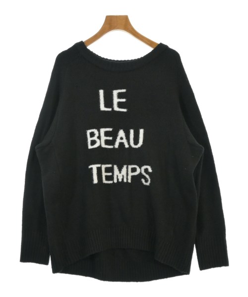 Simplicite(シンプリシテ)ニット・セーター 黒 サイズ:F/2200649497195