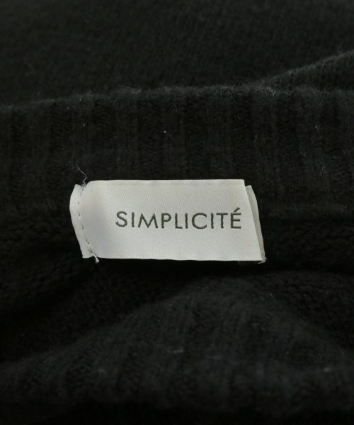 Simplicite（シンプリシテ）ニット・セーター 黒 サイズ:F レディース/2200649497195
