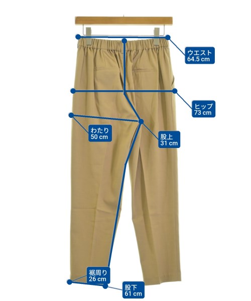 Simplicite（シンプリシテ）スラックス ベージュ サイズ:S レディース/2200660919058