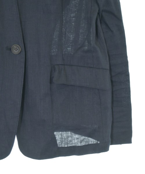 Simplicite（シンプリシテ）ノーカラージャケット 紺 サイズ:S レディース/2200659969095