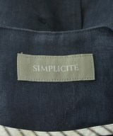 Simplicite（シンプリシテ）ノーカラージャケット 紺 サイズ:S レディース/2200659969095